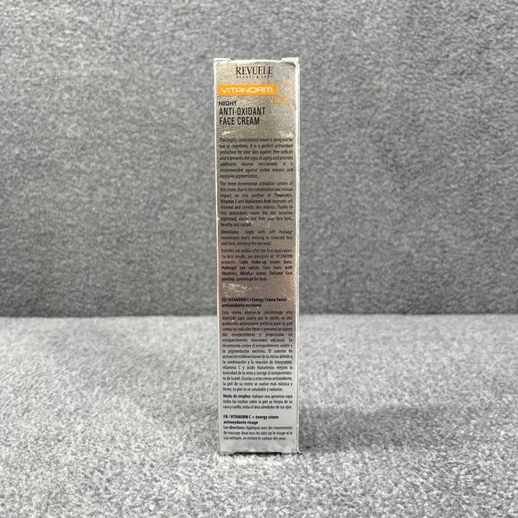 Revuele Night Anti oxidant Face Cream Vitanorm C Energy deep moisture 1.69 oz - Picture 6 of 10